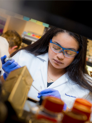 researcher in a lab